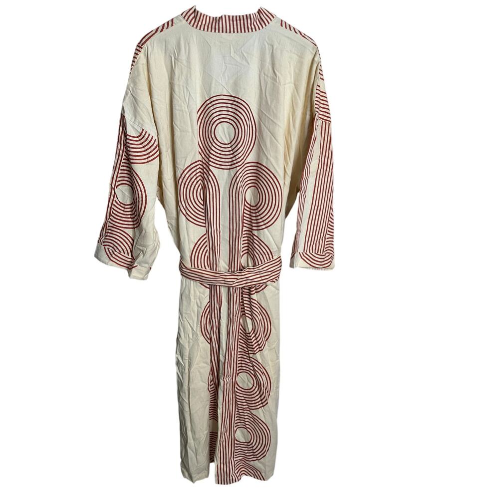 Block Shop Textiles Poiret Robe size XXL/XXXL Geometric Hand Printed - Picture 2 of 13